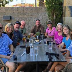 Lunch at Picazzo's. Very pleasant on the shaded patio.