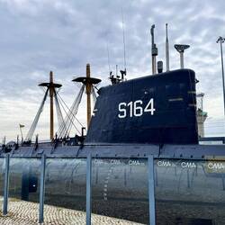 U-Boot Barracuda im Hafen Cacilhas