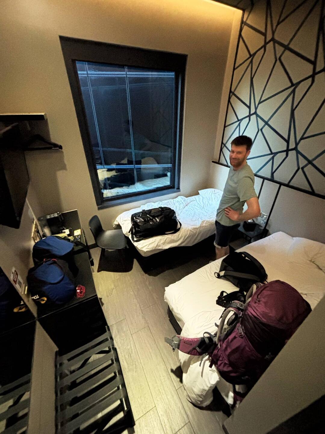 Unser Zuhause der letzten zwei Tage"Hotel Boss"