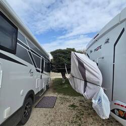 Stellplatz in Arkoudi, wo wir schon vor einiger Zeit 4 Tage gestanden sind 🤩