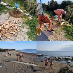 ..die Vorbereitungen für die morgige Grillerei laufen 👍🏻