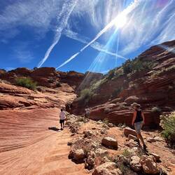Der Weg zum Canyon
