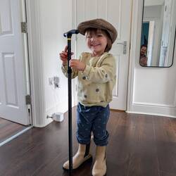 Wenn er doch nur ansatzweise so viel selbst laufen würde wie dieses Bild vermuten lässt.