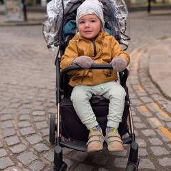 Über des Brücke ich gehen. Nein! Fahren!