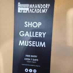 Das Museum über die ersten Einwanderer...