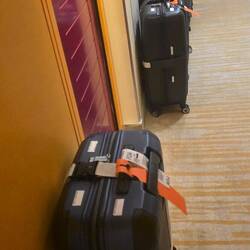 Die erste Runde Koffer ist fertig