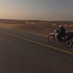 Wind lean aside - a beautiful end of day ride