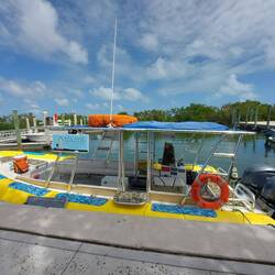 Damit fahren Sie zwei mal am Tag zur Schnorchel Tour.
