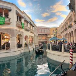 Gondolieri in unserem Hotel Venetian