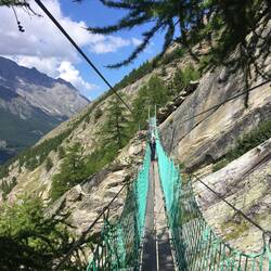 Coole Hängebrücke