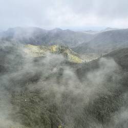 Erst ist es noch wolkig