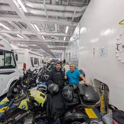 Warten aufs raus fahren.