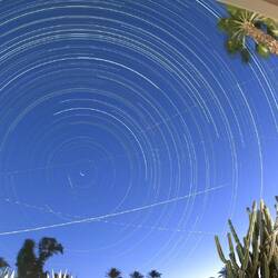 Finished pic of the star trails of the northern sky