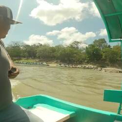 Fatty that can't keep his times straight, yet insists on others being on time. But nice boat ride.