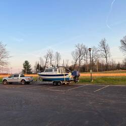 Camped out at Cracker Barrel.