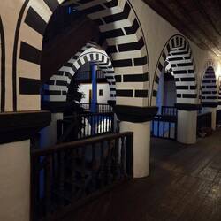 Corridors of the residential area