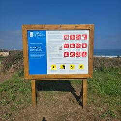 Here's a sign with all the forbidden activites.