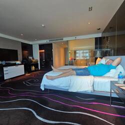 Very spacious room...and this is just a standard King!