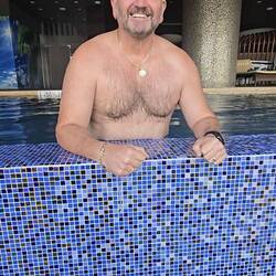 The pool was an ice bath!