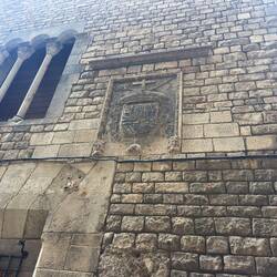 Spanish Inquisition plaque, Gothic Quarter.