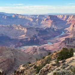 Aussicht beim Desert View Point (Nein, Janosch, hier gibt es kein Dessert 😂)