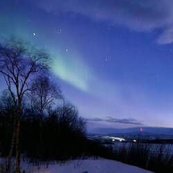 Erste Anzeichen für einen spannend Abend.