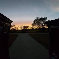 Abendstimmung auf dem CP.