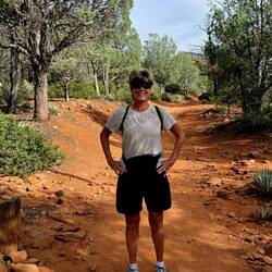 Brins Mesa trail - me