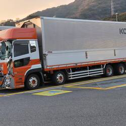 La gran mayoria de los camiones super limpios