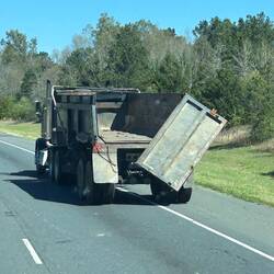 Gosh, I hope that tailgate doesn't fall off