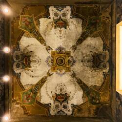 Sala Grottesca ceiling detail ... Palazzo Sanguinetti ... MIBdM — Bologna, Italy