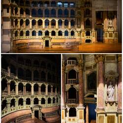 Sala all'Orientale; model of Bologna's Teatro Comunale ... Palazzo Sanguinetti ... MIBdM — Bologna.