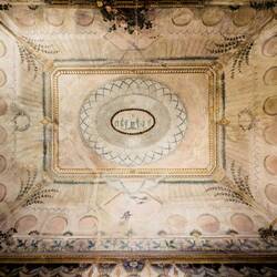 Sala del Gabinetto ceiling detail ... Palazzo Sanguinetti ... MIBdM.