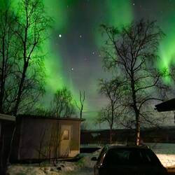 So viel Glück, an 5 Abenden dutften wir dieses Schauspiel erleben