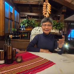 Yummy Shiraz at our guesthouse