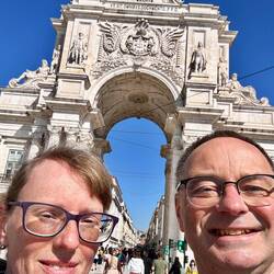 Triumphbogen in der Rua Augusta