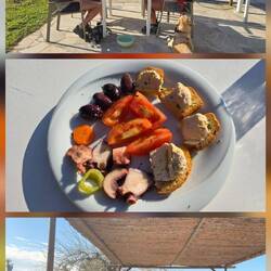 Noch ein Abschlussgetränk beim Stellplatz-Restaurant 🍻🥤🍷, bevor es am nächsten Tag weitergeht 🚐