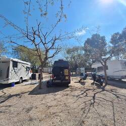 Noch ist wenig los auf dem kleinen CP