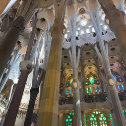 Sagrada Família stained glass.