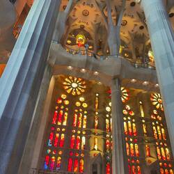 Sagrada Família stained glass.