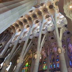 Sagrada Família stained glass.
