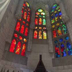 Sagrada Família stained glass.