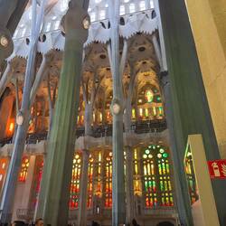 Sagrada Família stained glass.
