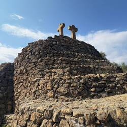 These three crosses were at the top of Park Guell.