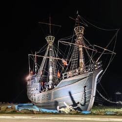 Nachbau der Victoria in Puerto San Julian