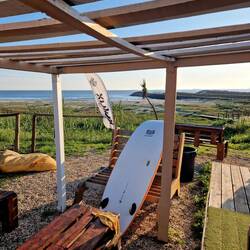 mit däm Brätt hani z erschte Mou säuber gsurfet😍