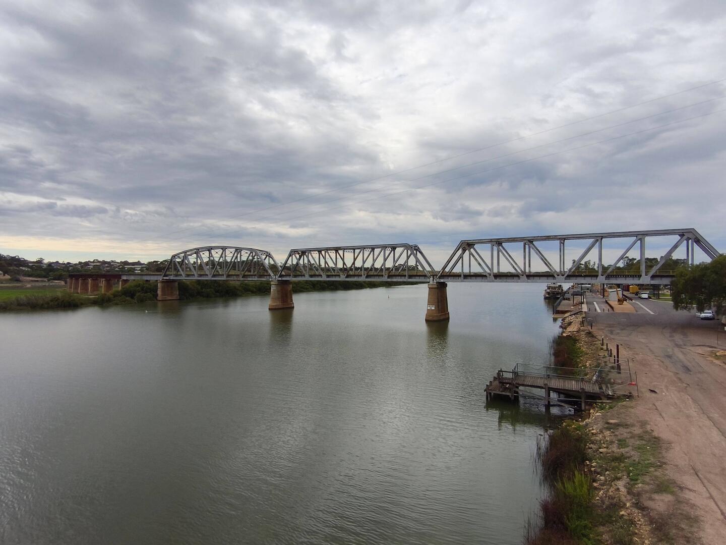 Alte Murray-Brücke in Murray Bridge (1879)