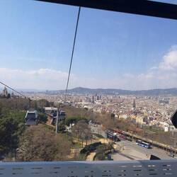 Montjuic cable car.