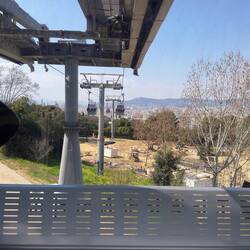 Montjuic cable car.