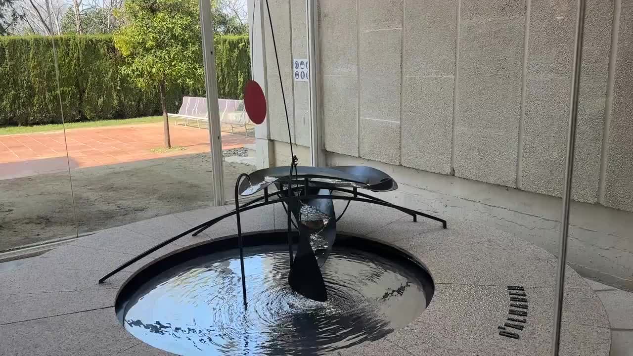 Calder's toxic mercury fountain.